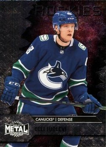 #136 Olli Juolevi - Vancouver Canucks - 2020-21 Skybox Metal Universe Hockey