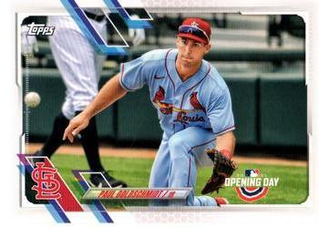 #136 Paul Goldschmidt - St. Louis Cardinals - 2021 Topps Opening Day Baseball