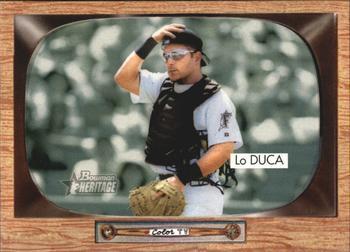 #136 Paul Lo Duca - Florida Marlins - 2004 Bowman Heritage Baseball
