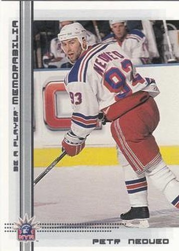 #136 Petr Nedved - New York Rangers - 2000-01 Be a Player Memorabilia Hockey