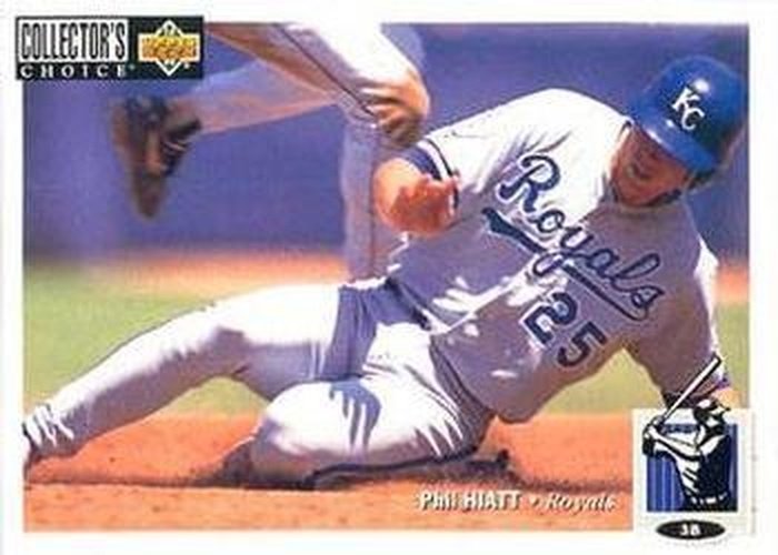 #136 Phil Hiatt - Kansas City Royals - 1994 Collector's Choice Baseball