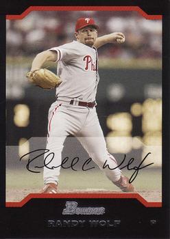 #136 Randy Wolf - Philadelphia Phillies - 2004 Bowman Baseball