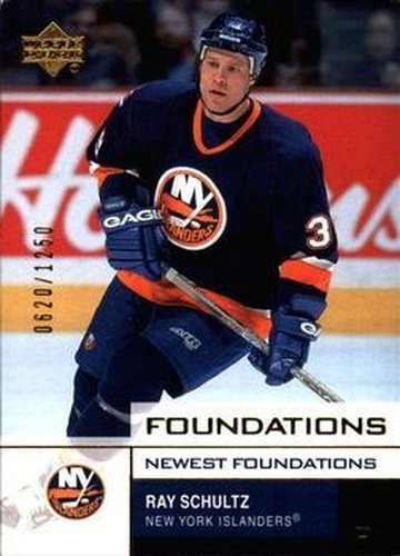 #136 Ray Schultz - New York Islanders - 2002-03 Upper Deck Foundations Hockey