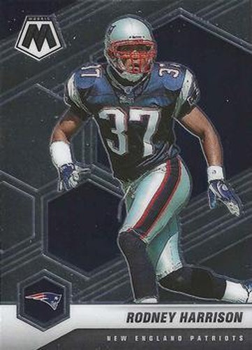 #136 Rodney Harrison - New England Patriots - 2021 Panini Mosaic Football