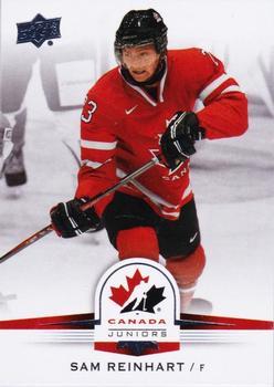 #136 Sam Reinhart - Canada - 2014-15 Upper Deck Team Canada Juniors Hockey