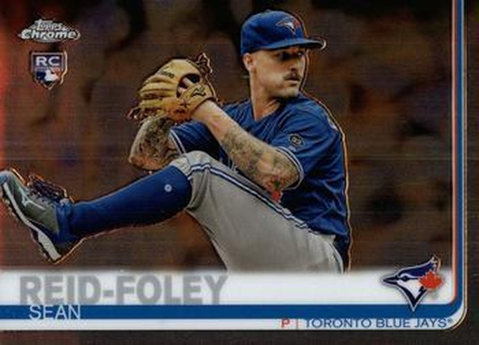 #136 Sean Reid-Foley - Toronto Blue Jays - 2019 Topps Chrome Baseball