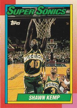 #136 Shawn Kemp - Seattle SuperSonics - 1992-93 Topps Archives Basketball