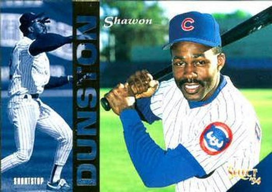 #136 Shawon Dunston - Chicago Cubs - 1994 Select Baseball