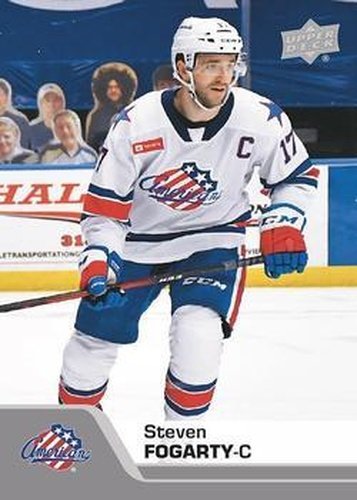 #136 Steven Fogarty - Rochester Americans - 2020-21 Upper Deck AHL Hockey