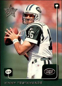 #136 Vinny Testaverde - New York Jets - 1999 Leaf Rookies & Stars Football