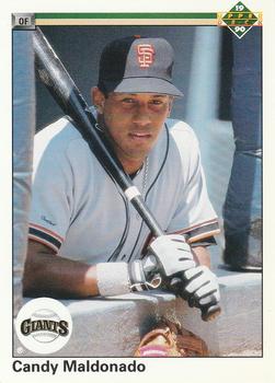 #136 Candy Maldonado - San Francisco Giants - 1990 Upper Deck Baseball