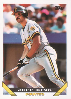 #136 Jeff King - Pittsburgh Pirates - 1993 Topps Baseball