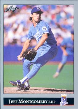 #136 Jeff Montgomery - Kansas City Royals - 1992 Leaf Baseball