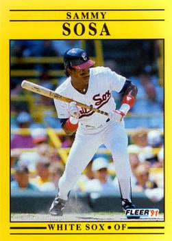 #136 Sammy Sosa - Chicago White Sox - 1991 Fleer Baseball