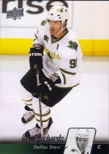 #136 Brad Richards - Dallas Stars - 2010-11 Upper Deck Hockey