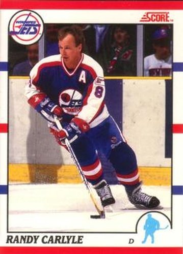 #136 Randy Carlyle - Winnipeg Jets - 1990-91 Score Canadian Hockey