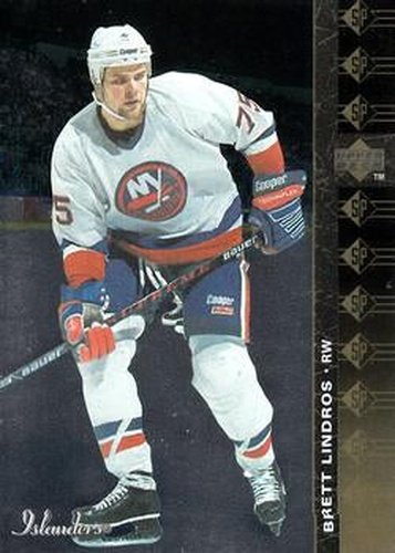 #SP-136 Brett Lindros - New York Islanders - 1994-95 Upper Deck Hockey - SP