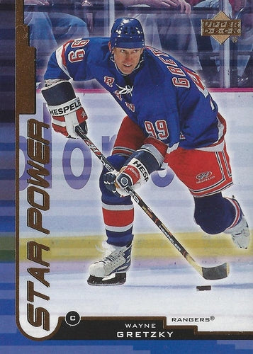 #136 Wayne Gretzky - New York Rangers - 1999-00 Upper Deck Hockey
