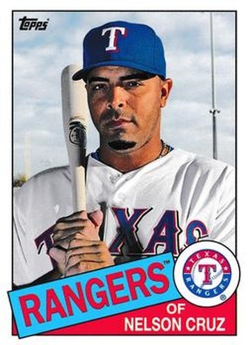 #136 Nelson Cruz - Texas Rangers - 2013 Topps Archives Baseball
