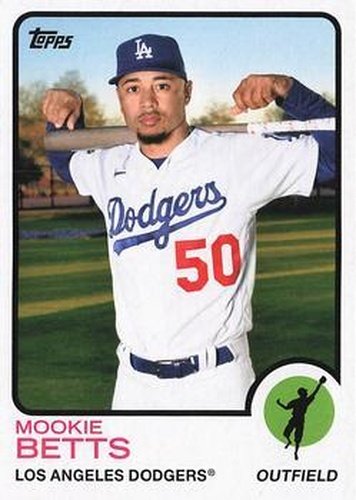 #136 Mookie Betts - Los Angeles Dodgers - 2021 Topps Archives Baseball