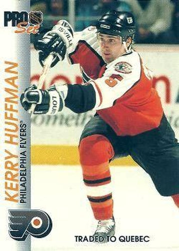 #136 Kerry Huffman - Philadelphia Flyers - 1992-93 Pro Set Hockey