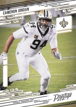 #136 Cameron Jordan - New Orleans Saints - 2021 Panini Prestige Football