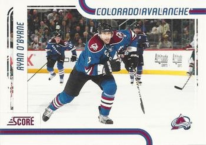 #136 Ryan O'Byrne - Colorado Avalanche - 2011-12 Score Hockey