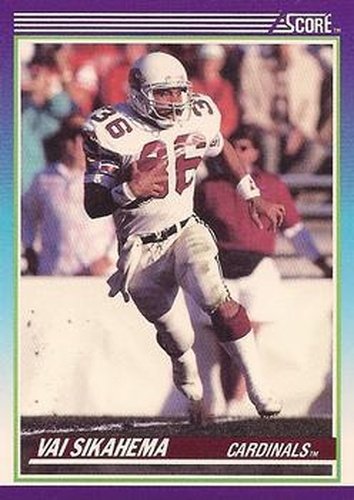 #136 Vai Sikahema - Phoenix Cardinals - 1990 Score Football
