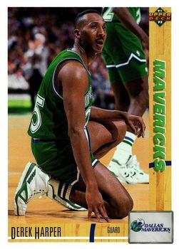 #137 Derek Harper - Dallas Mavericks - 1991-92 Upper Deck Basketball