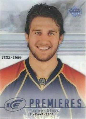#137 Tanner Glass - Florida Panthers - 2007-08 Upper Deck Ice Hockey