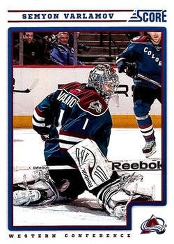 #137 Semyon Varlamov - Colorado Avalanche - 2012-13 Score Hockey