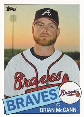 #137 Brian McCann - Atlanta Braves - 2013 Topps Archives Baseball