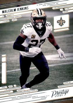 #137 Malcolm Jenkins - New Orleans Saints - 2021 Panini Prestige Football