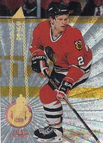 #137 Gary Suter - Chicago Blackhawks - 1994-95 Pinnacle Hockey - Rink Collection