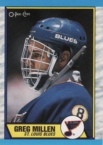 #137 Greg Millen - St. Louis Blues - 1989-90 O-Pee-Chee Hockey