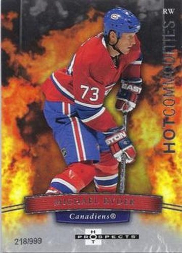 #137 Michael Ryder - Montreal Canadiens - 2007-08 Fleer Hot Prospects Hockey