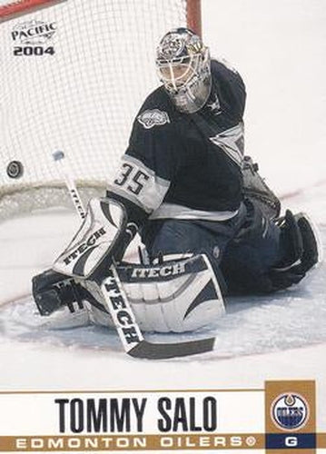 #137 Tommy Salo - Edmonton Oilers - 2003-04 Pacific Hockey