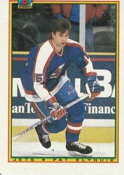 #137 Pat Elynuik - Winnipeg Jets - 1990-91 Bowman Hockey