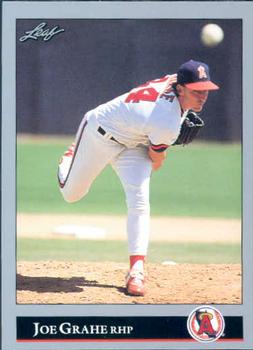 #137 Joe Grahe - California Angels - 1992 Leaf Baseball