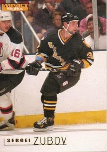 #137 Sergei Zubov - Pittsburgh Penguins - 1995-96 SkyBox Impact Hockey