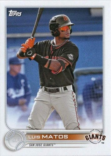 #PD-137 Luis Matos - San Jose Giants - 2022 Topps Pro Debut Baseball