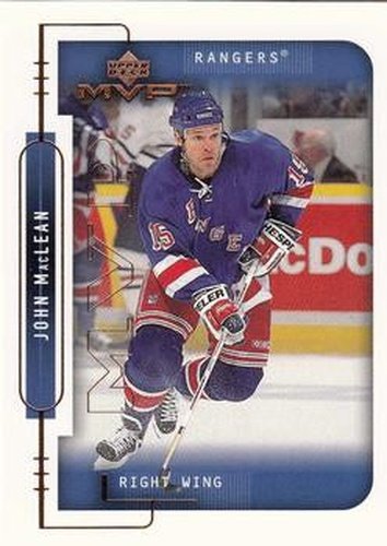 #137 John MacLean - New York Rangers - 1999-00 Upper Deck MVP Hockey