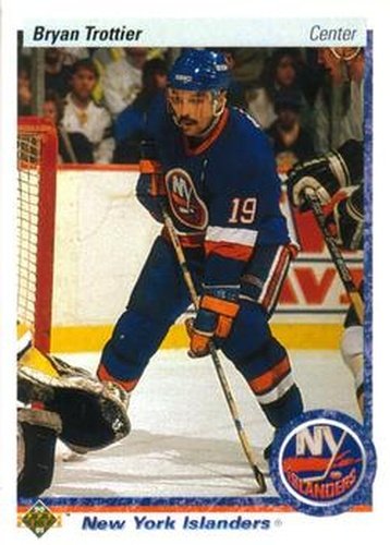 #137 Bryan Trottier - New York Islanders - 1990-91 Upper Deck Hockey