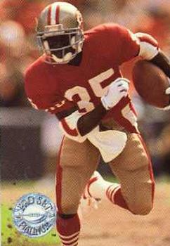#137 Dexter Carter - San Francisco 49ers - 1991 Pro Set Platinum Football