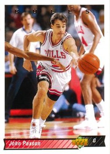 #137 John Paxson - Chicago Bulls - 1992-93 Upper Deck Basketball