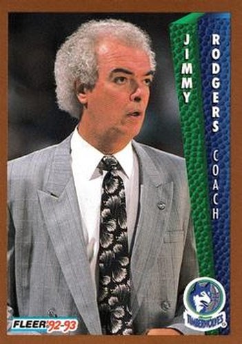 #137 Jimmy Rodgers - Minnesota Timberwolves - 1992-93 Fleer Basketball