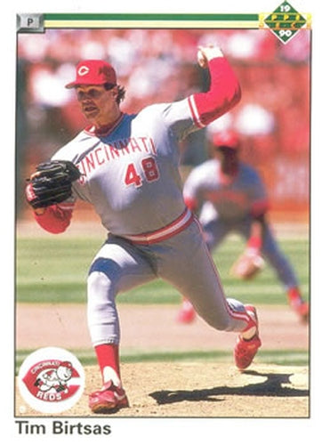 #137 Tim Birtsas - Cincinnati Reds - 1990 Upper Deck Baseball