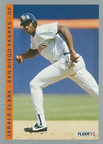 #137 Jerald Clark - San Diego Padres - 1993 Fleer Baseball