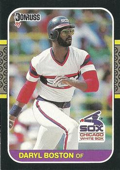 #137 Daryl Boston - Chicago White Sox - 1987 Donruss Baseball