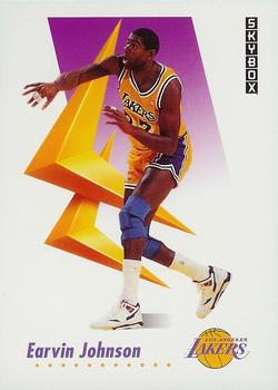 #137 Magic Johnson - Los Angeles Lakers - 1991-92 SkyBox Basketball